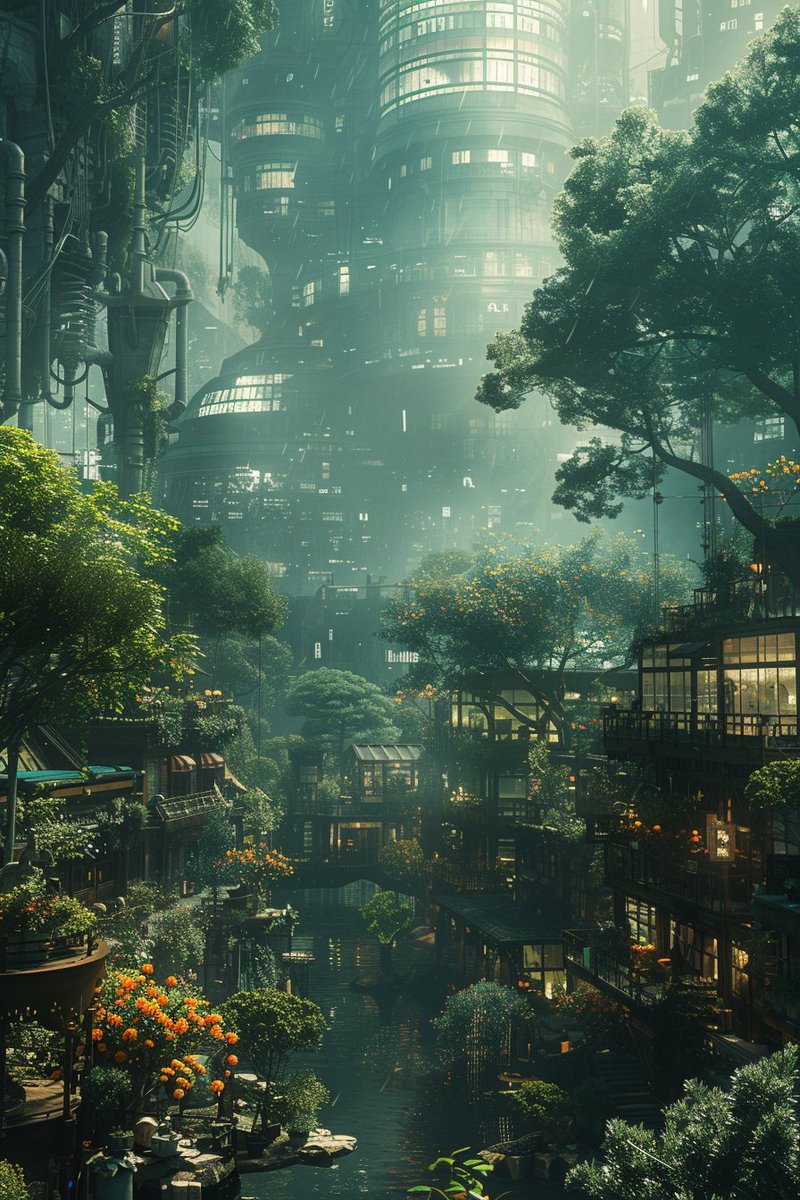 Finding the lost city in the rainforest🏙️
#AIArtwork #aiartcommunity #AIArtGallery #aiphotography #futurism