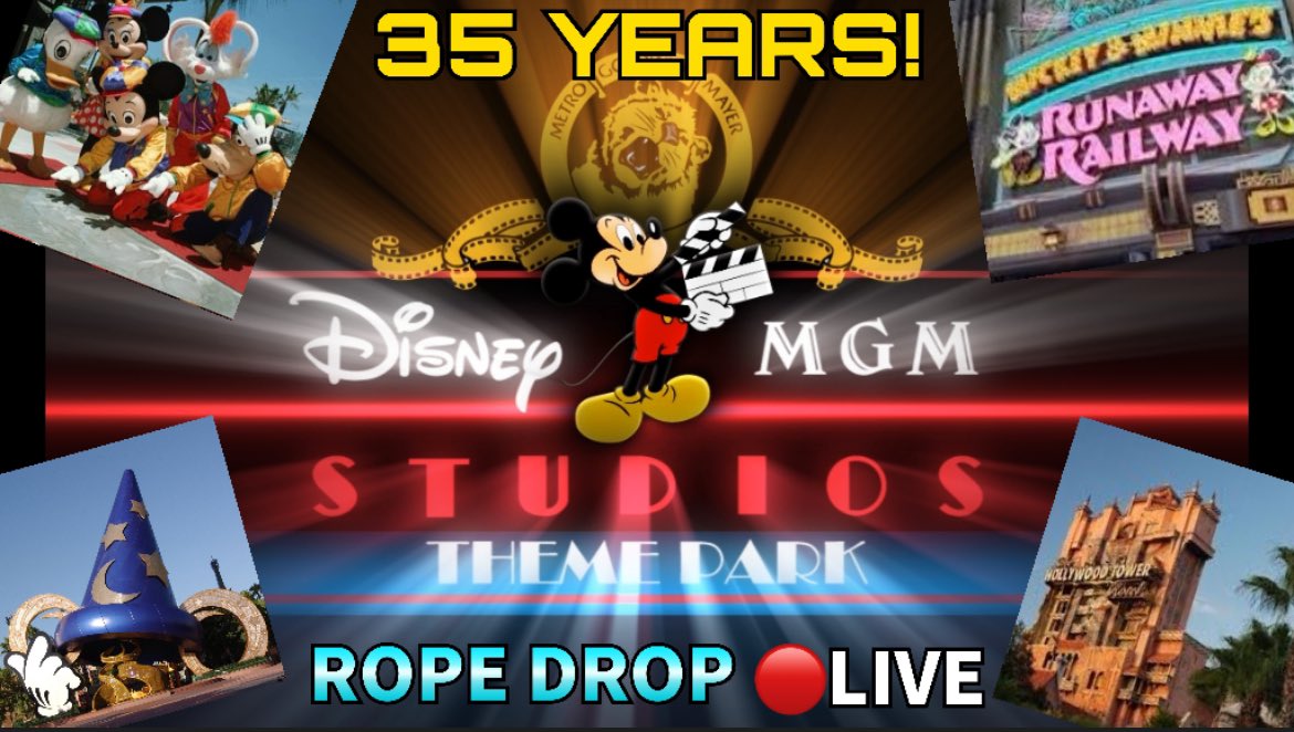 Wednesday 830am EST! 🔴 Disney’s HOLLYWOOD STUDIOS 35th ANNIVERSARY! Walt Disney World Live Stream.. youtube.com/live/7BXNK23fU… via @YouTube #DHS #MGM #HollywoodStudios #DisneyParks #DisneyWorld #WaltDisneyWorld