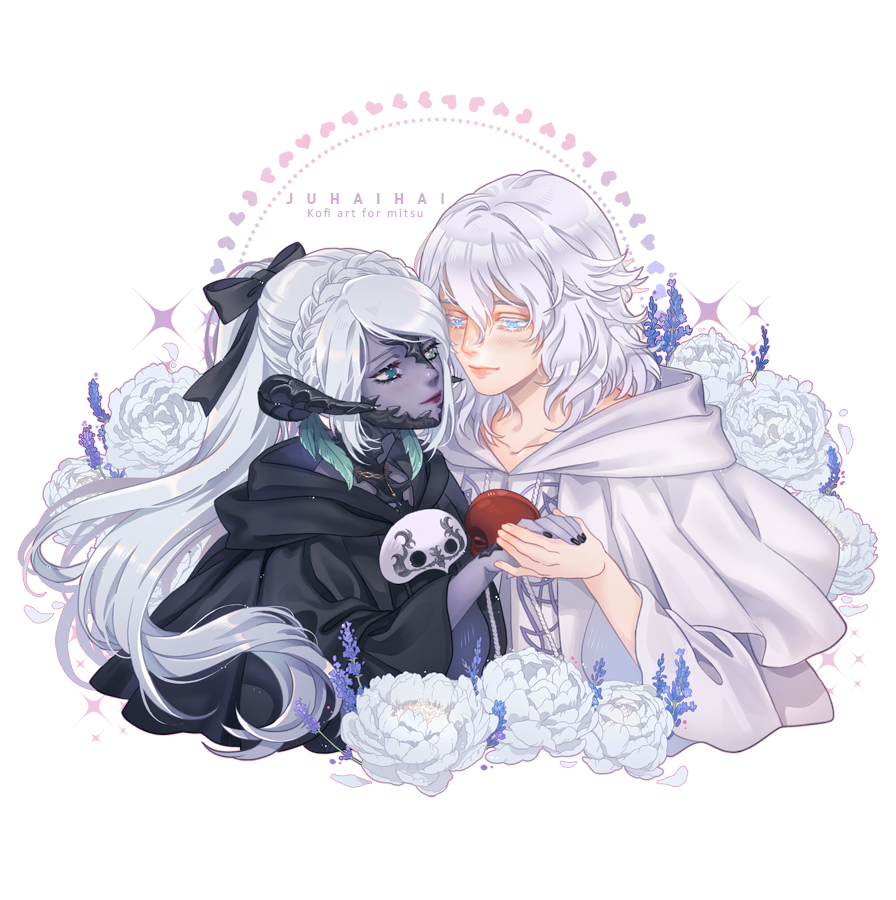 warrior_of_light_(ff14) 「[K0fi] Comm for mitsu!!!  Thank you~~ #F」|HAI 🌸Doujima SG🌸のイラスト