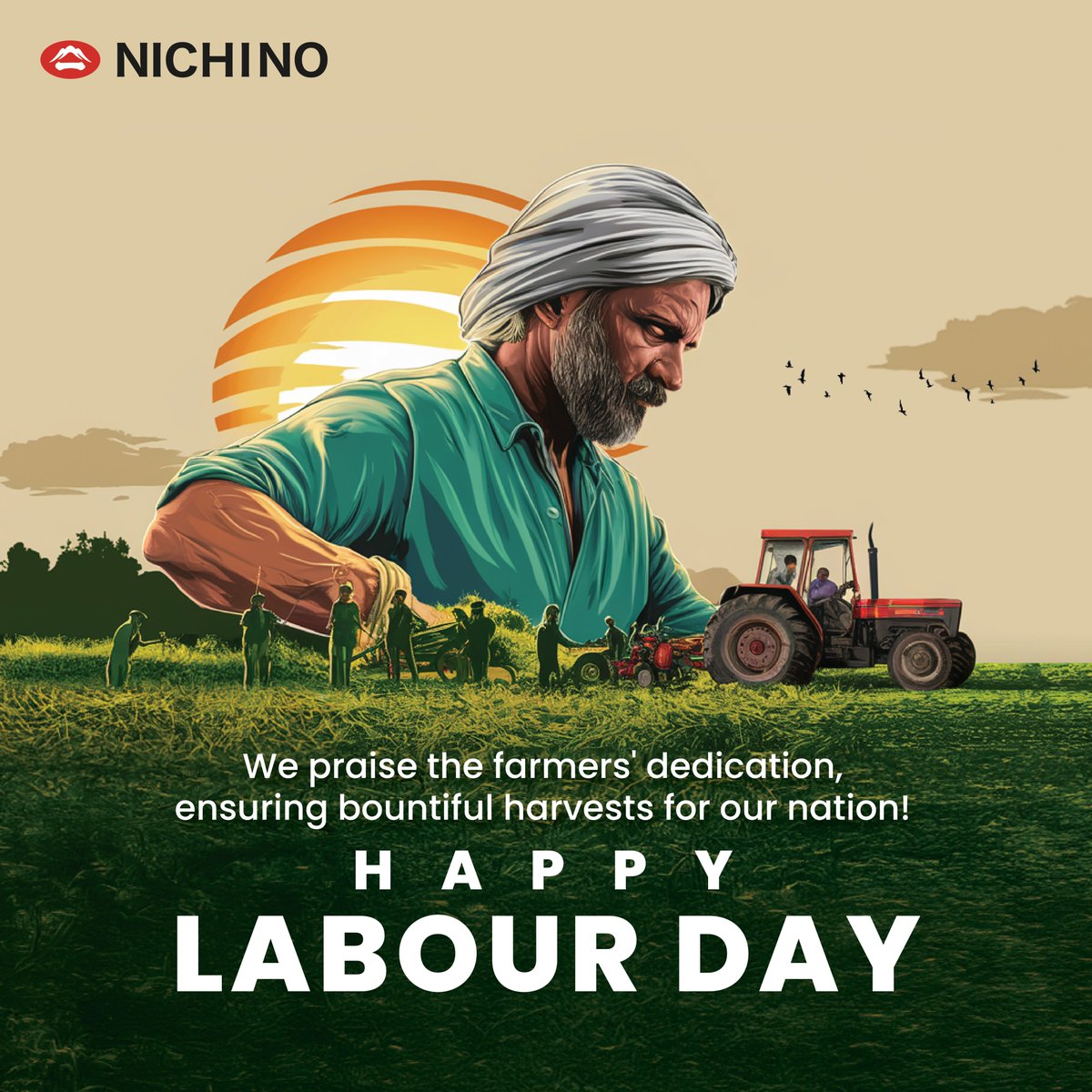 This Labour Day, we extend our heartfelt gratitude to the hardworking farmers across our nation. We salute their commitment to nurturing the soil and crops, ensuring bountiful harvests that sustain us all.