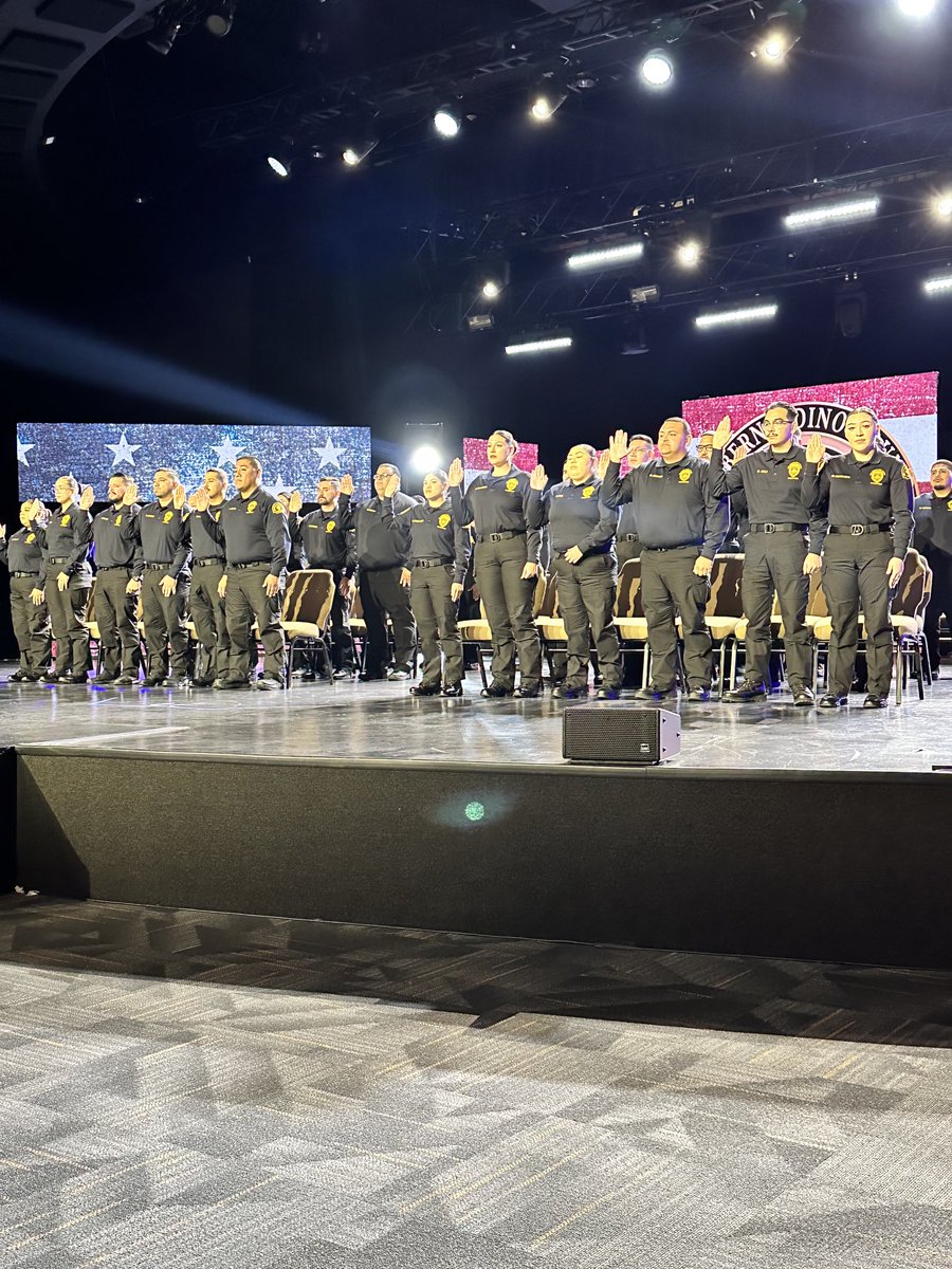 Congratulations to the graduating class of new San Bernardino County Probation Officers.  Thank you for your commitment to safety and reducing recidivism in our County.  Proud to see my childhood friend Cleo Cai. doing great things for the County.