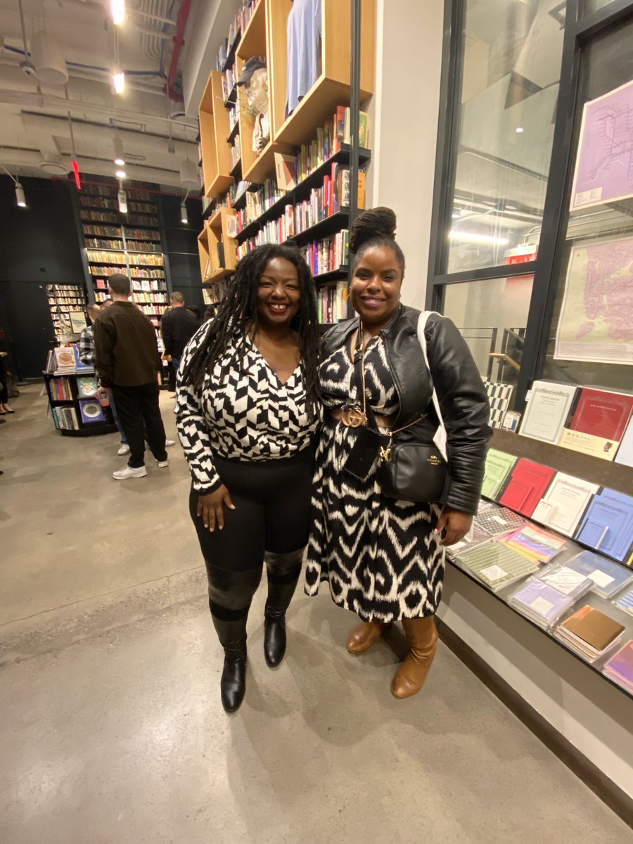 What a beautiful evening w Lolly celebrating Nell Painter in conversation w Doreen St. Félix at @Center4Fiction. We’re so lucky to have I JUST KEEP TALKING (@doubledaybooks) in the world. Also, super shout out to the staff at C4F for being incredible hosts 💐📚