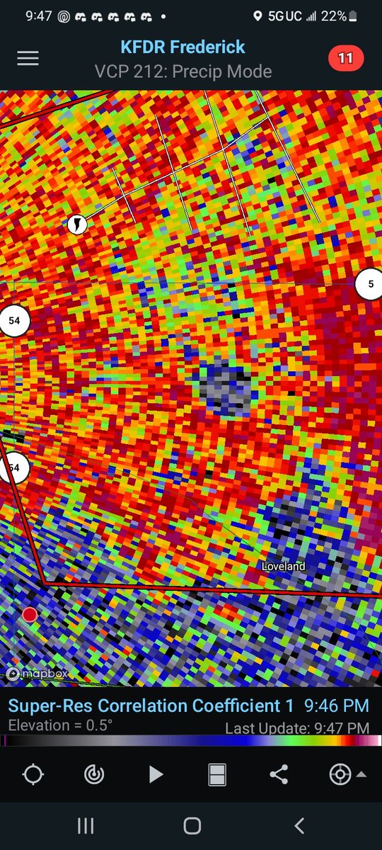 Massive tornado with 180+ gate to Gate in Southern Oklahoma right now Take Shelter now. PdS tornado