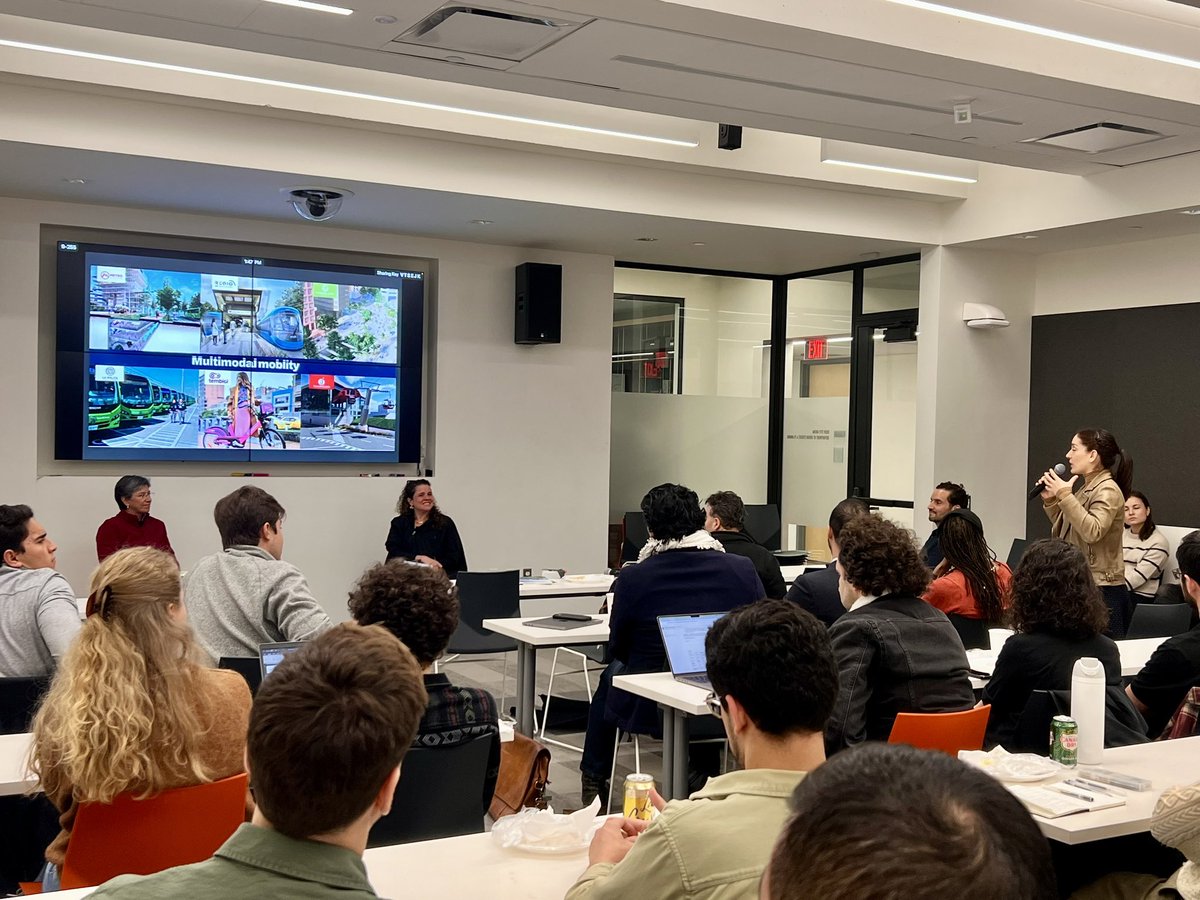 Great to hear @ClaudiaLopez at @MITdusp discuss a politics of care and her innovative #careblocks program in Bogotá. #PublicSpace needs care and when communities are engaged in their care the spaces can help create a culture of care.