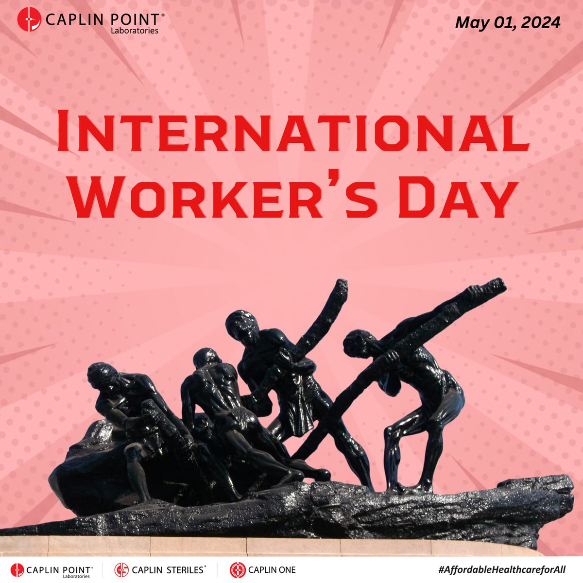 To all the hard-working professionals, your commitment, effort and passion make all the difference. Happy International Worker's Day.

#caplinpointlaboratories #caplinpoint #caplinsteriles #caplinonelabs #caplinone #sterilemanufacturing #pharmamanufacturing #injectables…