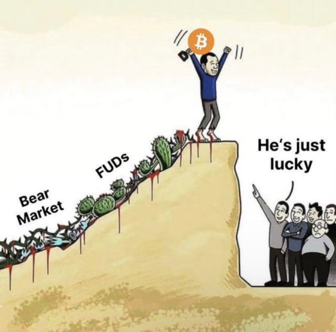 HODL THE #BTC!! We were 20k last year, NEVER EVER SODL!