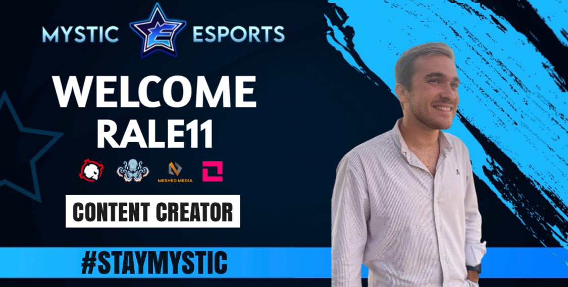 INTRODUCING… Mystic @Rale11play as our newest #BrawlStars Content Creator & Twitch Streamer! 🎮 tiktok.com/@rale11play #MysticNation | #StayMystic ⚔️