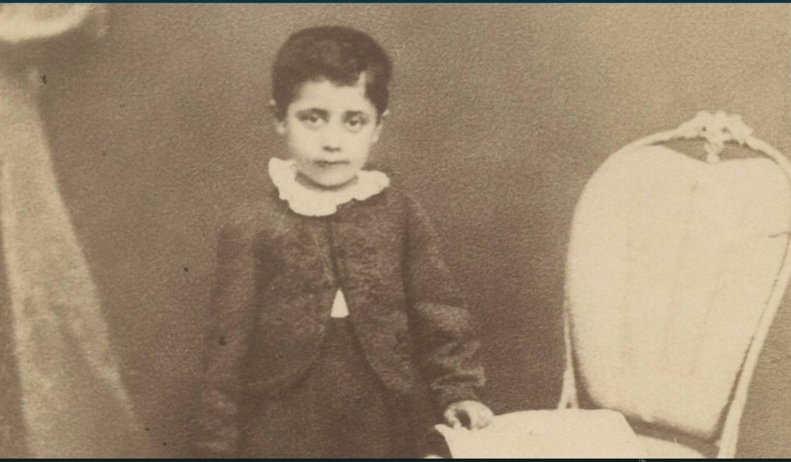 Gustav Mahler aged 5. He had no idea of the seismic and indelible impact his life was going to have on the cultural world.