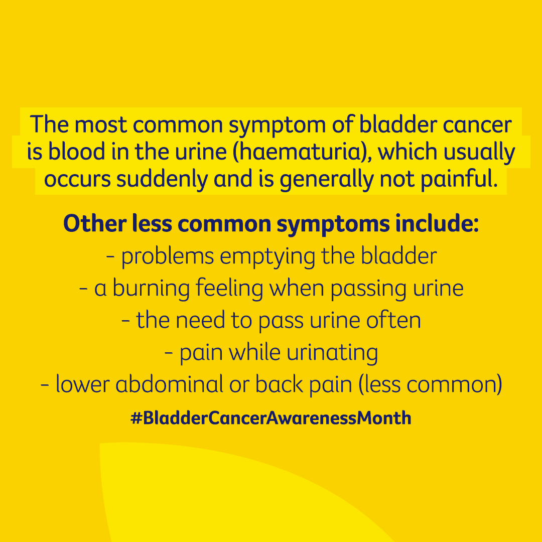 May is Bladder Cancer Awareness Month ☀️ Bladder cancer begins when cells in the inner lining grow and divide, but can be effectively treated if found early. #bladdercancer #cancerawareness #bladdercancerawareness