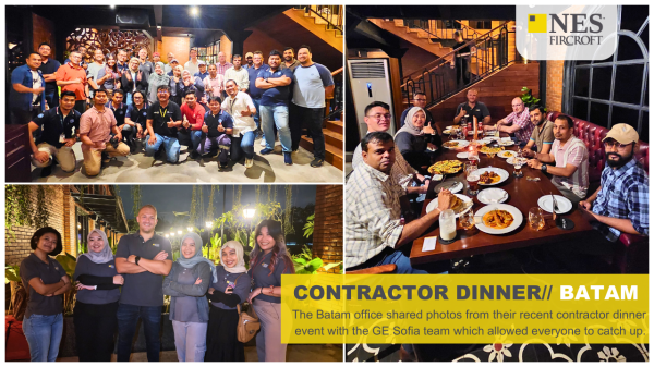 Our NES Fircroft Batam team enjoyed a lively evening with our GE Sofia contractors, strengthening connections over good food and conversation 🍽️😁 #NESFircroft #CommunitySpirit #Batam