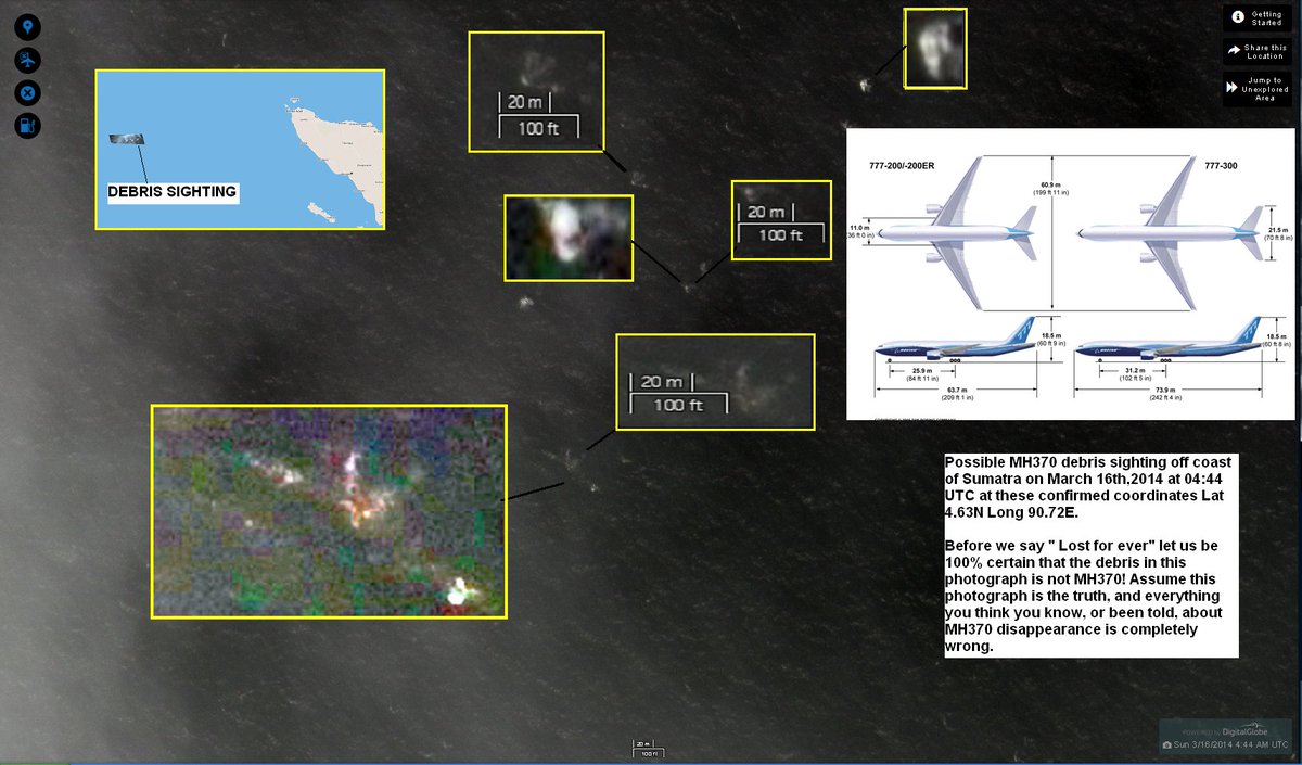 I am pretty certain we can solve part of the #MH370 mystery if I can convince an ocean explorer company like @Ocean__Infinity or some other ocean explorer company to go search for these debris pieces off the coast of Sumatra and let's find out just what the hell plane this is?