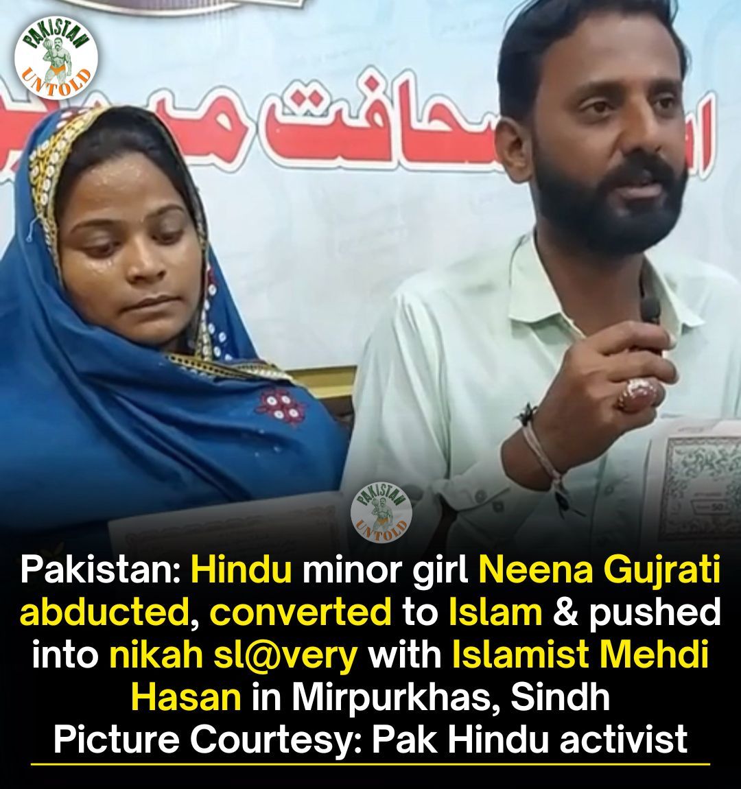 Neena - A Pakistani Hindu minor girl's fate sealed forever, will serve as a s€x sl@ve to an Islamist.