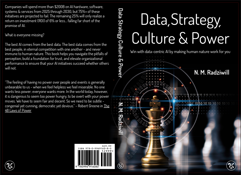 Sneak preview!! I've got a new book coming out in May :) #data #strategy #culture #power