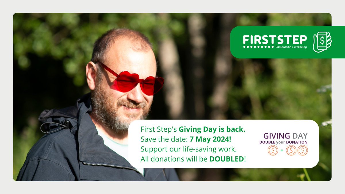 To  coincide with #InternationalHarmReductionDay we are running our Annual   #GivingDay with all donations DOUBLED. Put 7th May in your calendar!
    #FirstStep #LifeWithAddiction #HarmReduction #IHRD24 @InternationalHarmReductionDay