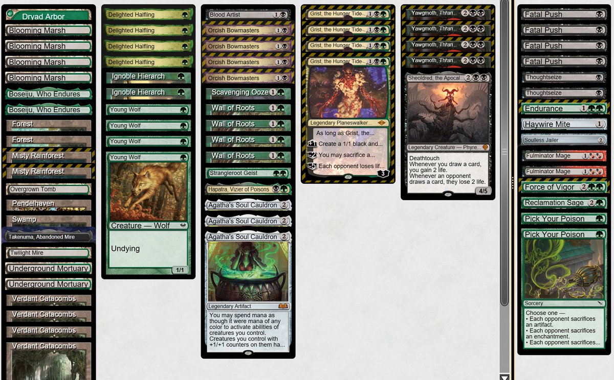 Top 4ed the Tuesday Modern Challenge with good ol' Yawg.