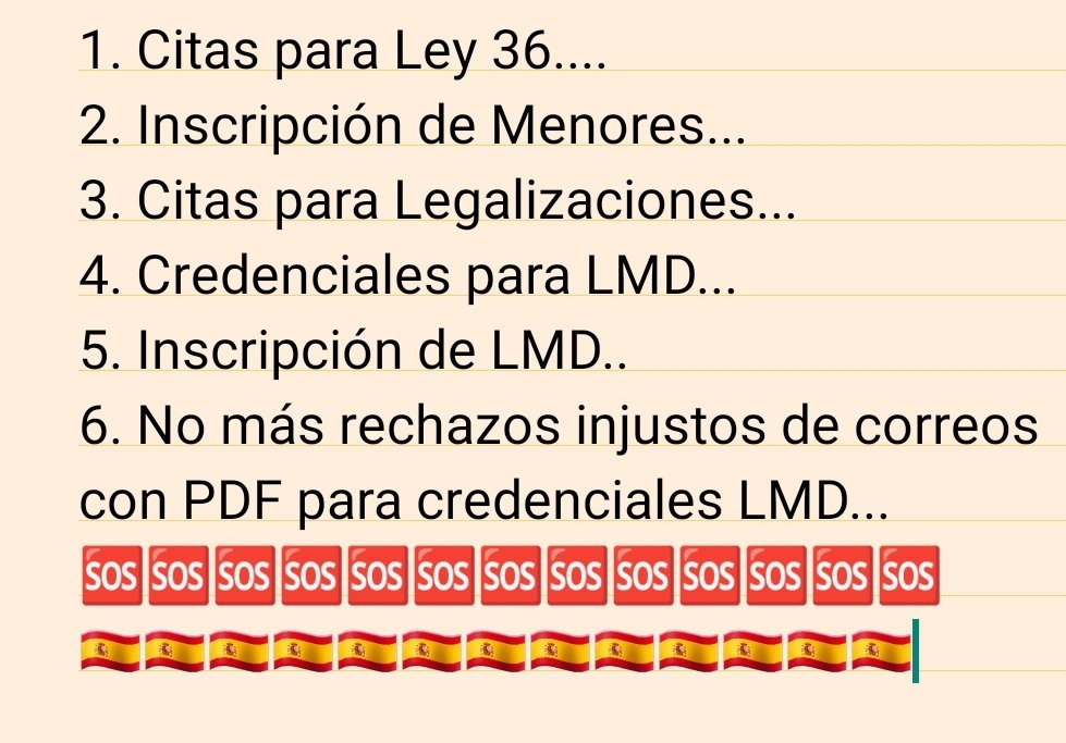 Agilidad en los procesos... 
Muchos deseamos retornar y vemos con dolor y temor .... el transcurrir del tiempo y el estancamiento en cada etapa del proceso!!!!
<a href="/ConsEspLaHabana/">ConsEspLaHabana</a> 
<a href="/EmbEspCuba/">EmbEspCuba</a> 
<a href="/DefensorPuebloE/">Defensor del Pueblo</a>
