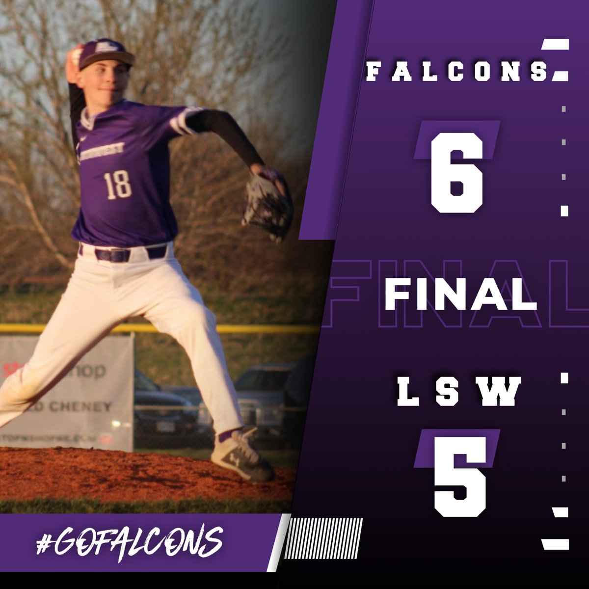 FALCON WINNER🚨

Falcons are on to the LPS City Championship‼️ 

Falcons won over LSW thanks to a stellar performance from Owen Wilkinson and closed out by Kael Shearer. Xavier Malone guns down a runner at the plate, and Wilkinson makes a stellar play to end it. #GoFalcons