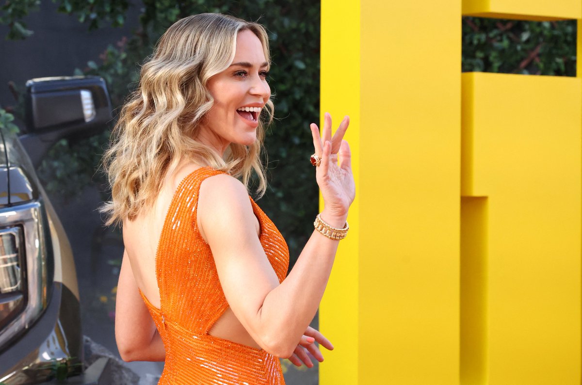 Emily Blunt at #TheFallGuy LA premiere today.