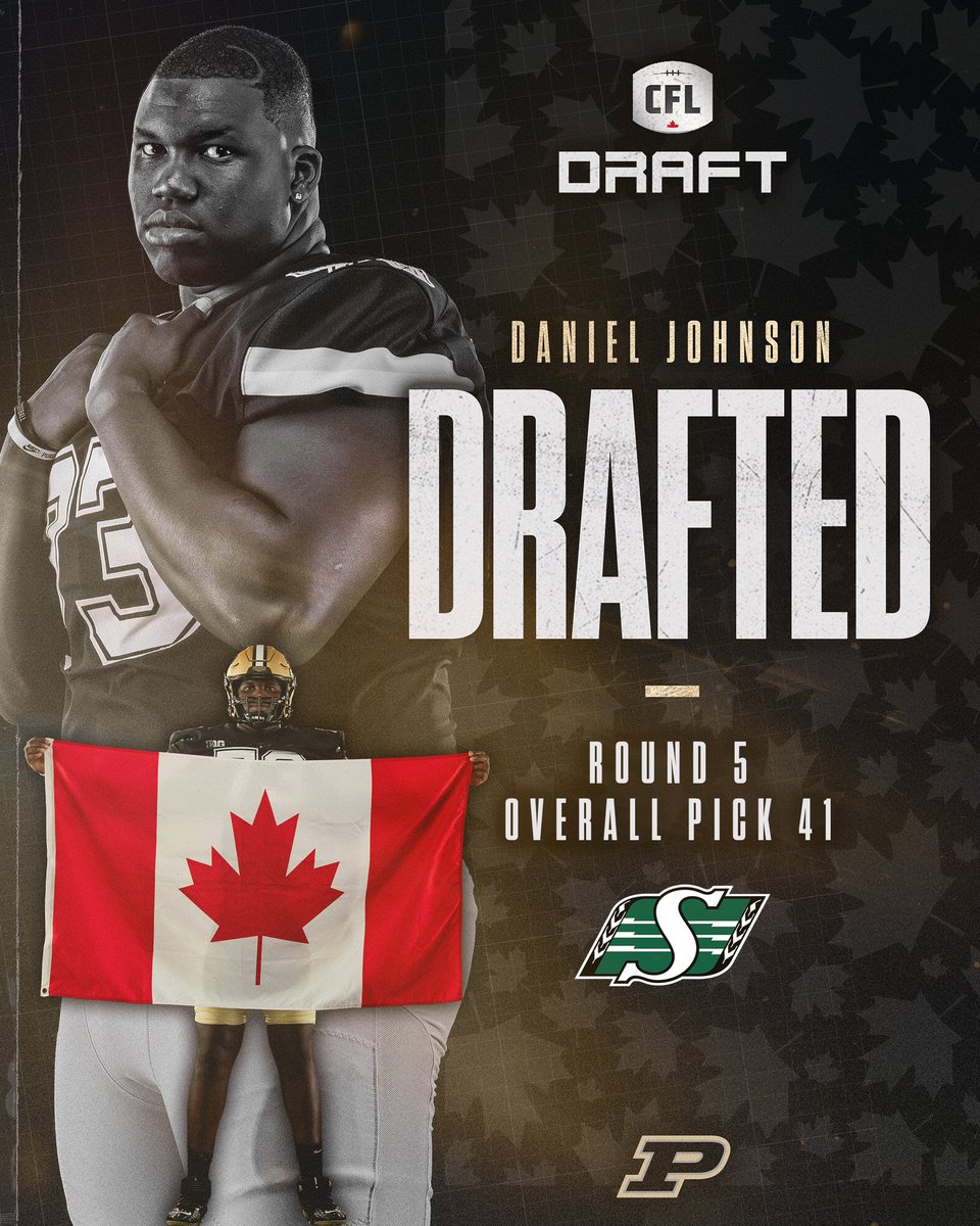 #ProBoilers 🇨🇦 Edition Ontario native @djohnson0603 drafted by the @sskroughriders in the @CFL Draft!