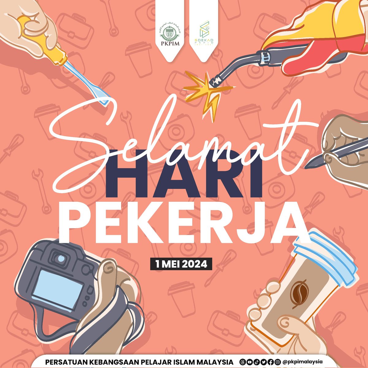 SELAMAT HARI PEKERJA

PKPIM mengucapkan selamat Hari Pekerja kepada seluruh rakyat Malaysia.

“Sesungguhnya Allah menyukai apabila salah seorang daripada kamu melakukan sesuatu pekerjaan, ia melakukannya dengan baik, sempurna dan teliti.”
(Riwayat al-Baihaqi).

#HBB
#PKPIM