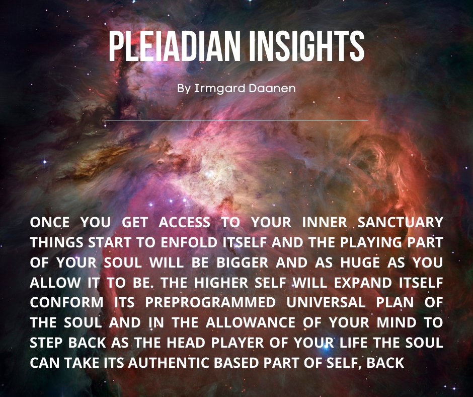 #innersanctuary #awakening #awakeningsoul #expandingconsciousness #divinebeing #higherawareness #soulawakening #lightworker #innerguidance #highvibrations #soulgrowth #ascension #followyoursoul  #5d #lightwarriors #souljourney #12d #familyoflight #pleiadian #pleiadianwisdom