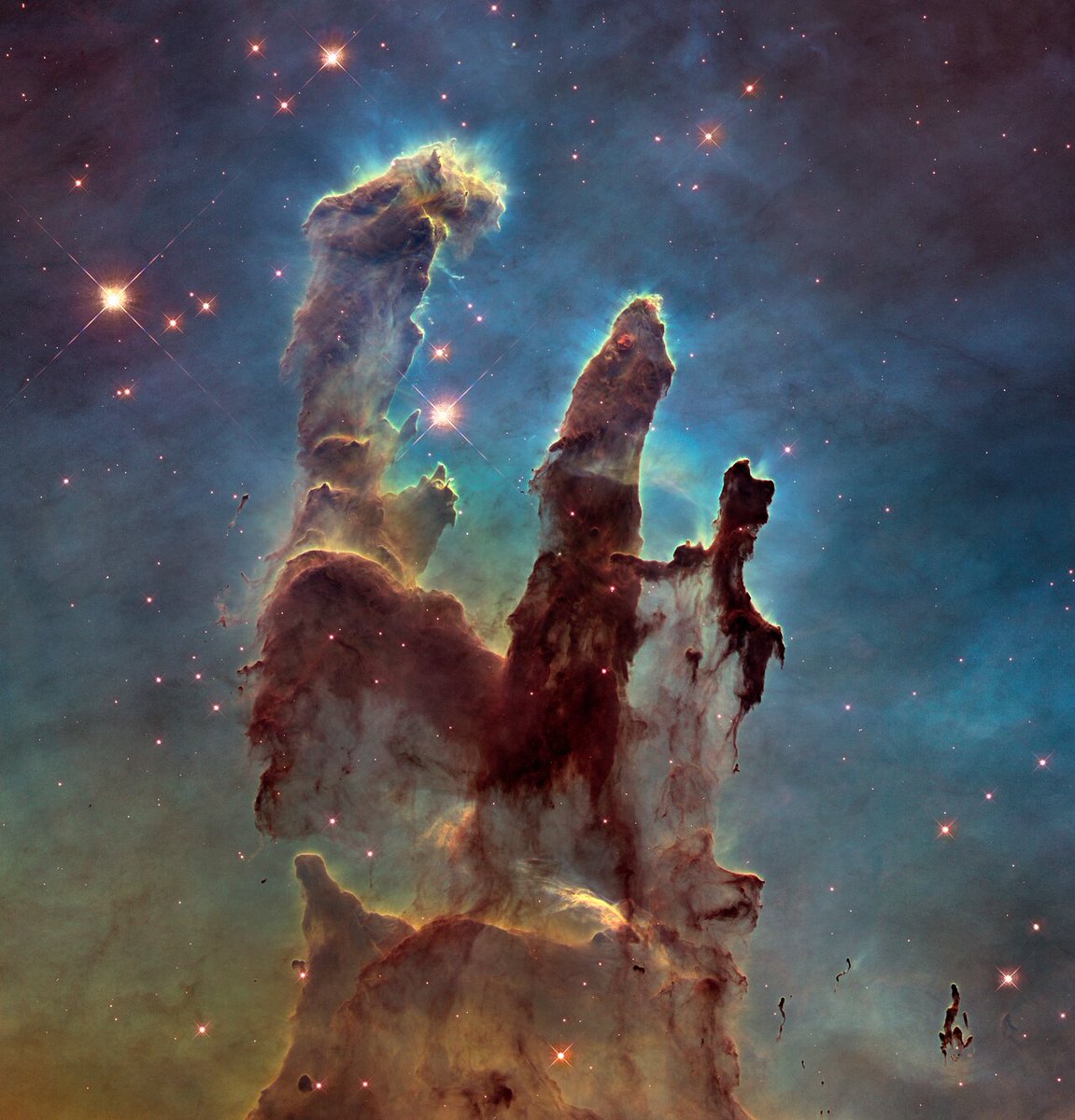 @MAstronomers Pillars of Creation clicked by Hubble