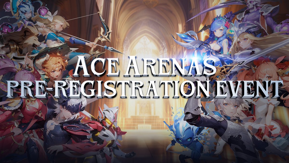 🔹ACE Arenas will be officially launched on May 15 🔹Pre-registration event from May 9th — May 13th, just participate and you can get gACE, hero shards and other rewards 🔹Invite new players to join during the pre-registration event, both parties can get gACE rewards Full…