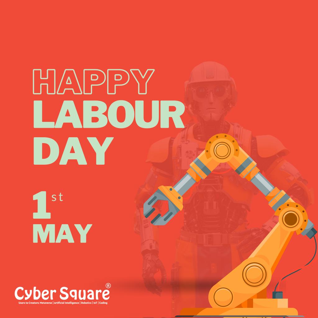 Empowering the next generation of innovators! Happy Labour Day from Cyber Square, where we're shaping the future of coding, robotics, IoT, and AI education.
#cybersquare #LabourDay #EdTech