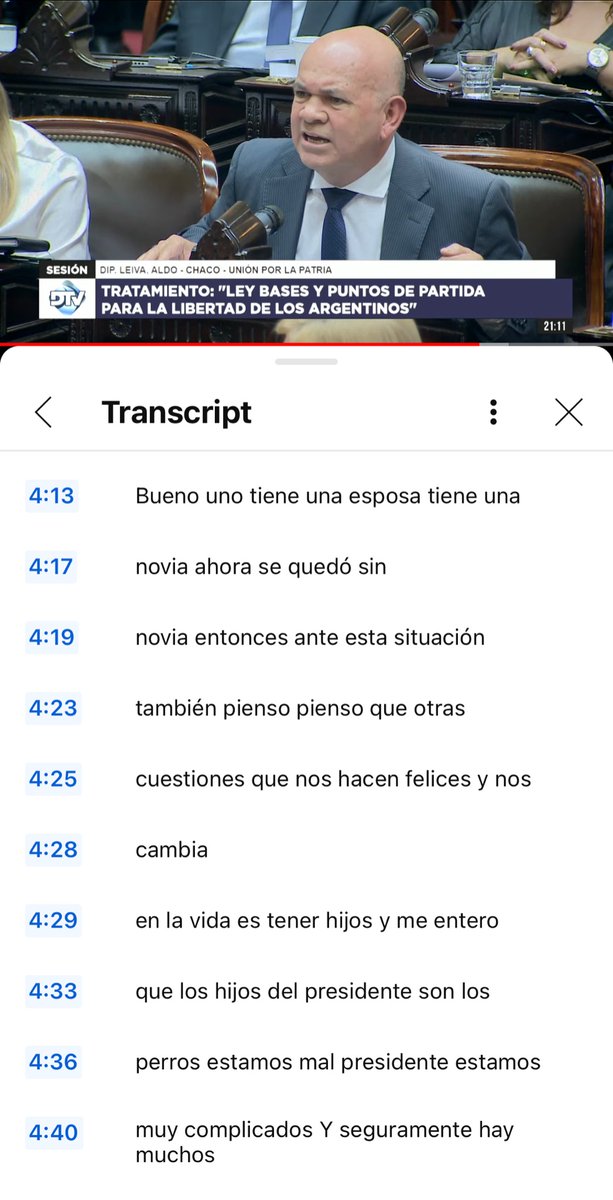 ¡Cuánta vergüenza ajena da el Diputado Leiva por #Chaco! Intenten escucharlo un rato a mitad de su discurso. ¿Nada de solvencia profesional? ¿Nada de #idoneidad? ¿No tiene algo útil para decir por los sobrevivientes del régimen de Capitanich? 29-04-2024 youtu.be/6i29pZ36HPQ?si…