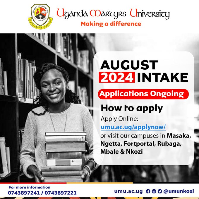 31th Union Government UMU (@umuunion) on Twitter photo Happy Labor Day from Uganda Martyrs University, Nkozi
<a href="/umunkozi/">Uganda Martyrs University</a> <a href="/umu_flames/">UMU FLAMES π</a> <a href="/UmuAlumni/">UMU Alumni</a>
August intake is on, Join Us in Making a difference
umu.ac.ug/applynow/
#LaborDay
#MakingADifference
#APPLYNOW
#UmuNkozi Happy Labor Day from Uganda Martyrs University, Nkozi
<a href="/umunkozi/">Uganda Martyrs University</a> <a href="/umu_flames/">UMU FLAMES π</a> <a href="/UmuAlumni/">UMU Alumni</a>
August intake is on, Join Us in Making a difference
umu.ac.ug/applynow/
#LaborDay
#MakingADifference
#APPLYNOW
#UmuNkozi