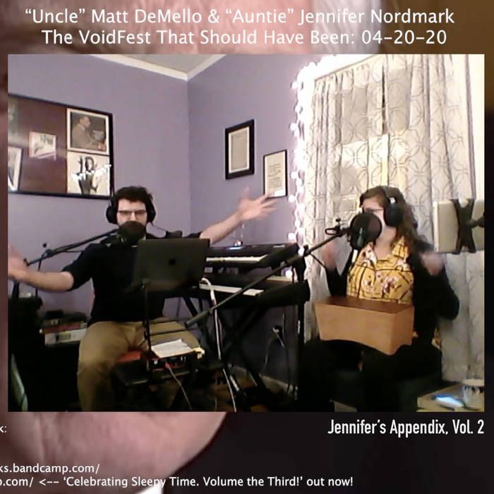 Free download codes:

Matt DeMello - Jennifer's Appendix, Vol. 2: 'The VoidFest 2020 Set That Should Have Been' 

@Marionmarooned

'DeMello's first streaming festival'

#adjacentwave #krautrocklullabies #electronicorchestral #bandcampcodes #yumcodes 

buff.ly/49JTDYE