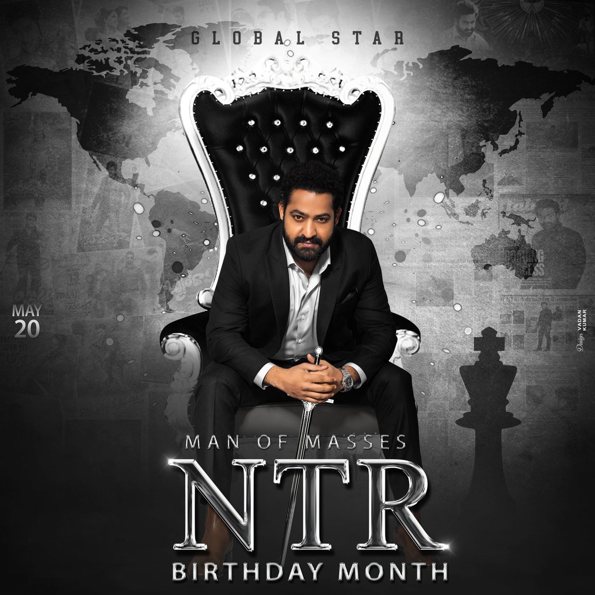 And it's MAY Month 😍 GET READY TO CLEBRATE BIRTHDAY OF THE BIGGEST MASS HERO IN INDIA #MAY20 @tarak9999 #NTRBirthdayMonth #ManOfMassesNTR #NTR #JrNTR