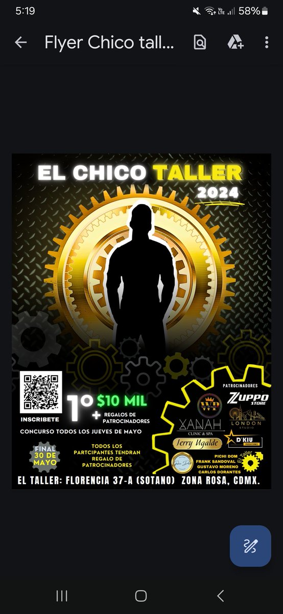 Participa y Gánate 10K pesos Se busca al Chico Taller @Noches3X @CulioneroFilms @CulioneroLub @CulioneroShows