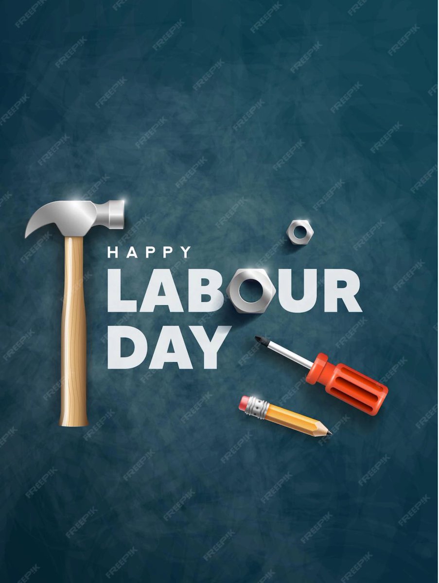 'Happy Labour Day! Today, we celebrate the hard work, dedication, and contributions of workers everywhere.' #LaborDay