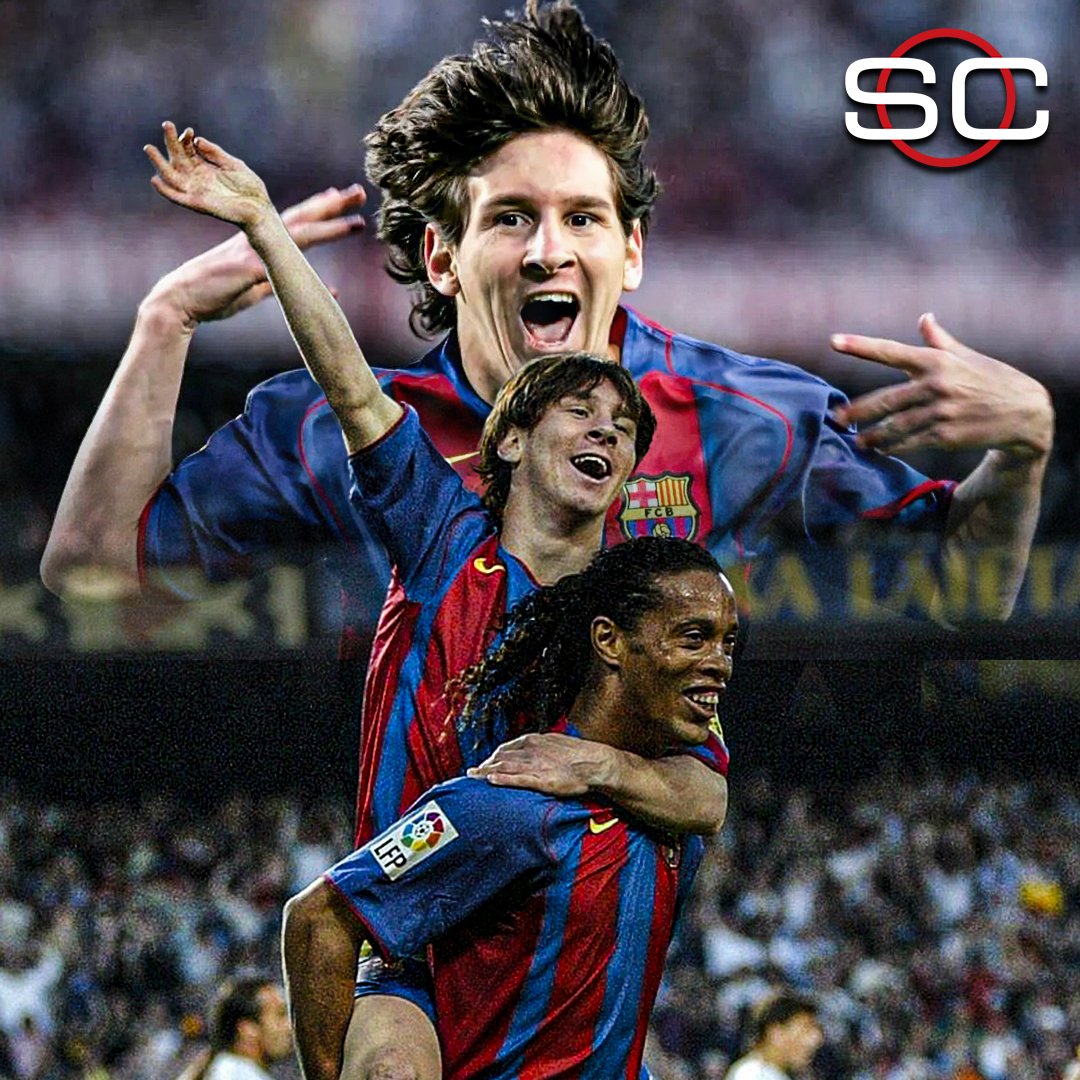 Amor a primera vista: se cumplen 19 años del primer gol oficial de Leo Messi con la camiseta del Barcelona. 

📌 Fue en el 2-0 frente a Albacete en #LaLigaxESPN de la temporada 2004/05. ¿La asistencia? ¡Del gran Ronaldinho! 🎩