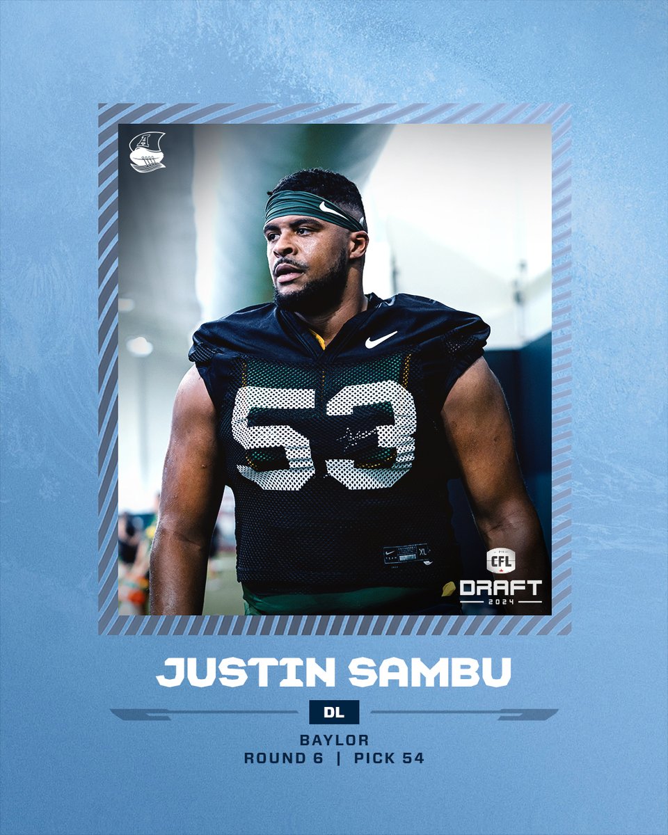 We've drafted DL Justin Sambu from @BUFootball 🌊