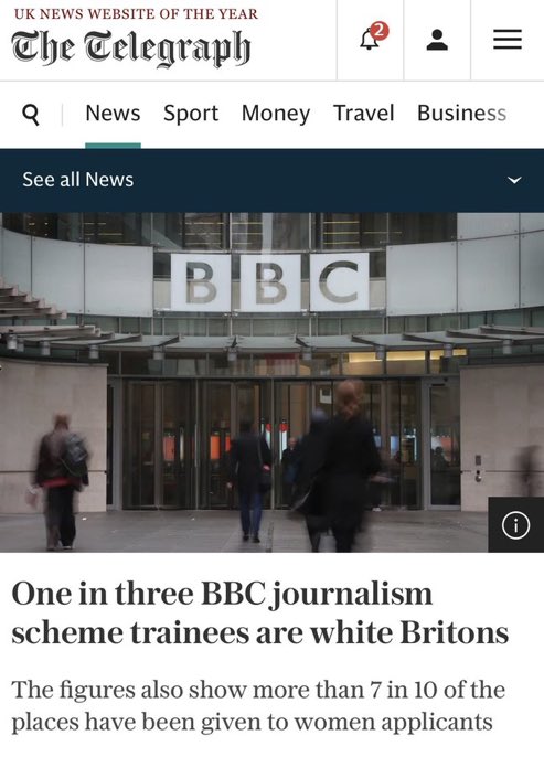 🚨 2 out of 3 BBC trainers are no longer white Brits.

No wonder it’s such anti-British rubbish.

#DefundTheBBC