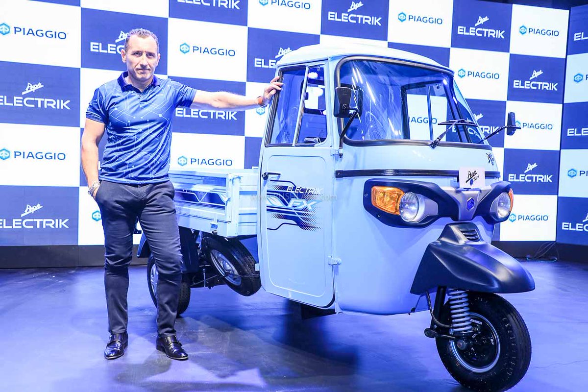 Piaggio Ape Electric Rickshaw 3W Subscription Model Launched – 30k Down Payment, 8k EMI dlvr.it/T6FXkV