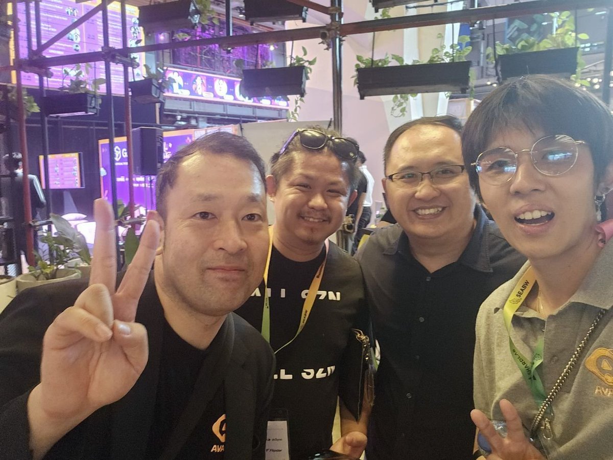 Amazing time at #SEABlockchainWeek in Bangkok!

We loved connecting with the #Web3Community and feeling the energy for blockchain's future.  Huge thanks to everyone who stopped by! 🔥

🤝 Let's stay connected & keep building a better future with web3!  #Avacus #SEAW