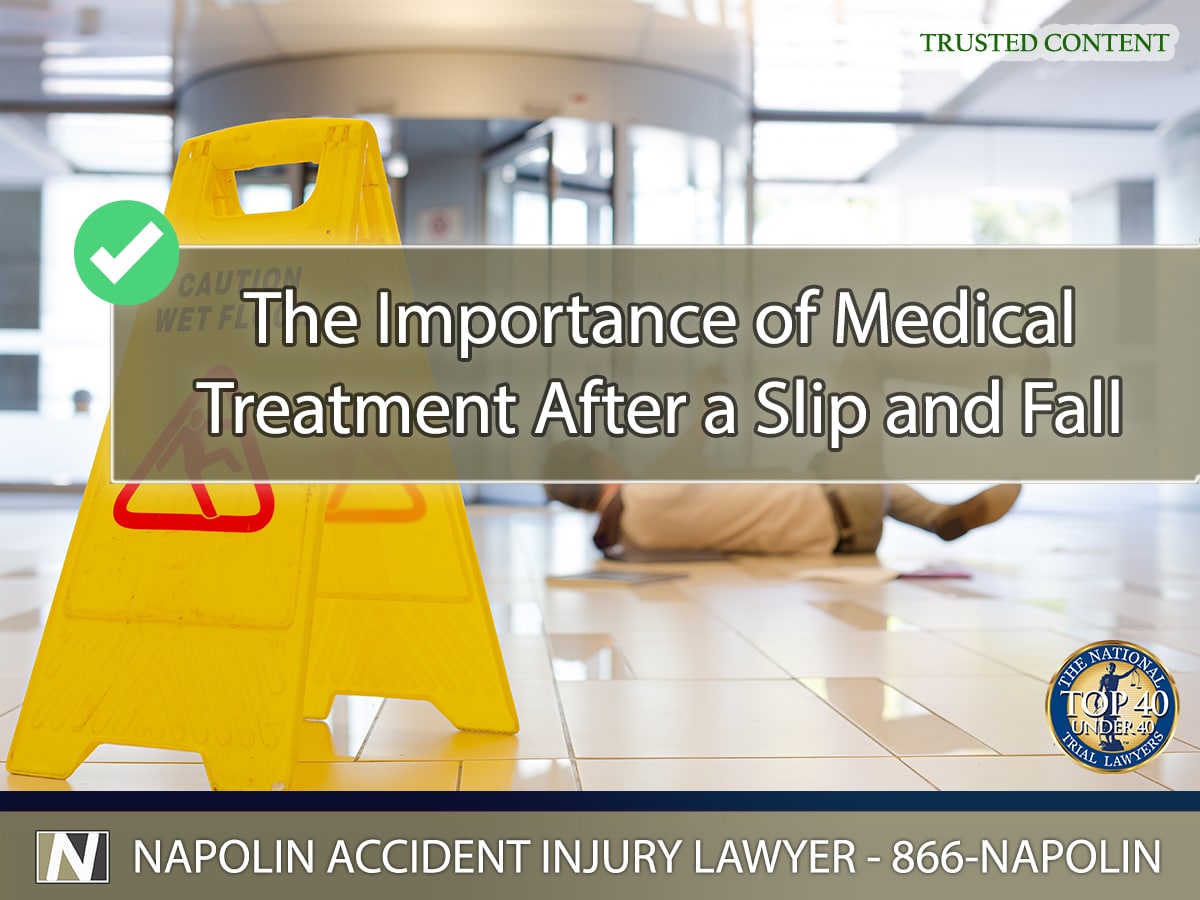 📚 Understand the need for medical attention after a slip and fall accident in our latest blog. Explore how timely care is crucial for both your health and your legal rights in California.

napolinlaw.com/the-importance… 

#SlipAndFall #InjuryLaw #PersonalInjury #MedicalCare #Califo ...