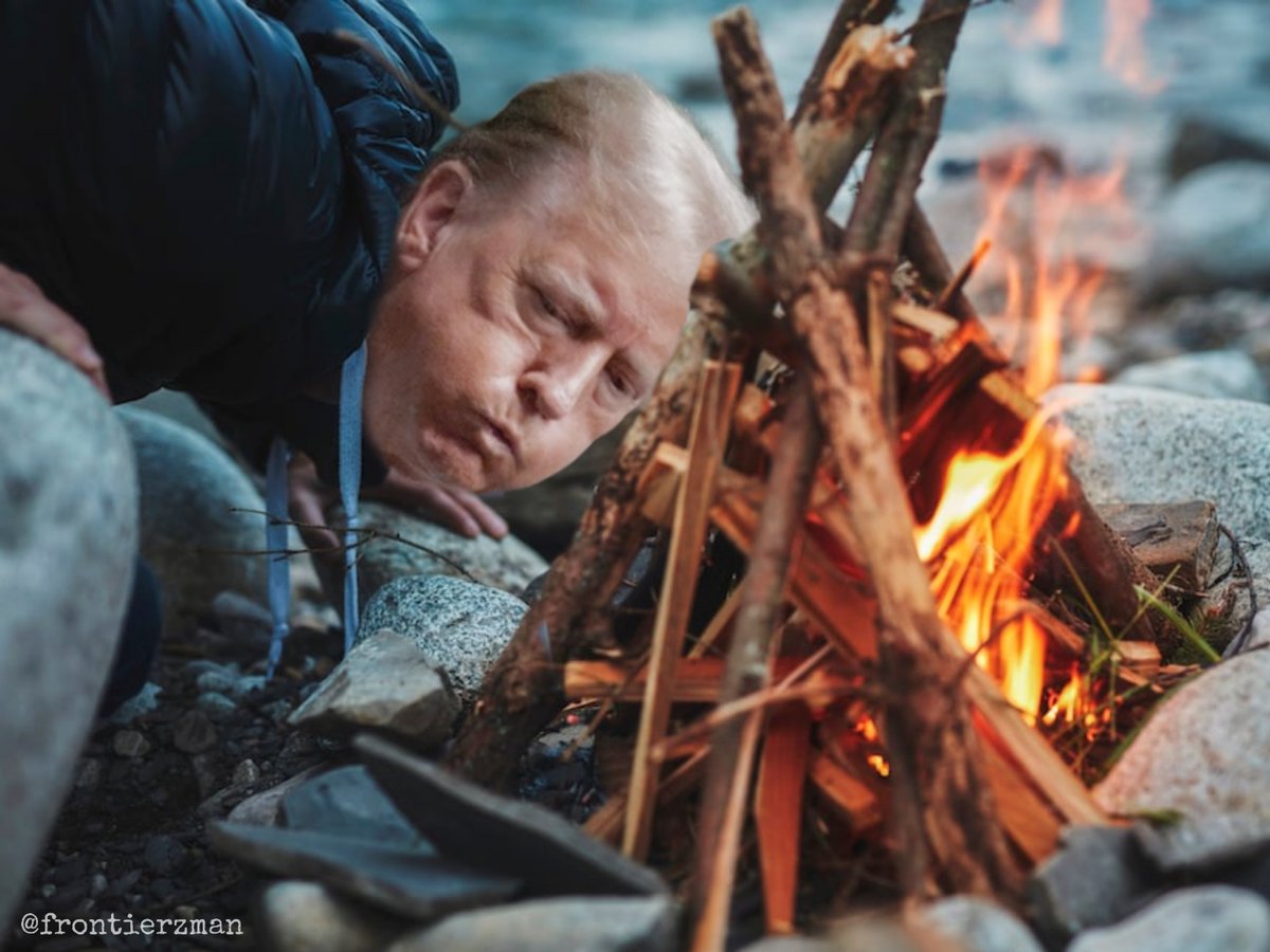 No one has the survivalist skills of this stable genius.