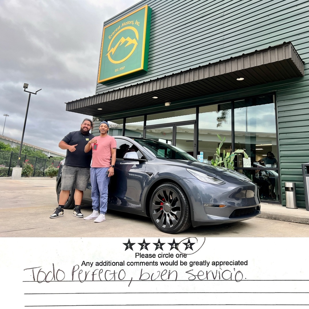 We had the pleasure of assisting our customer Sergio in acquiring his stunning new 2020 Tesla Model Y Performance AWD with full self-driving! We warmly welcome Sergio to the Everest Motors Family and wish him countless miles of happiness and safety on his journeys ahead.

Explo…