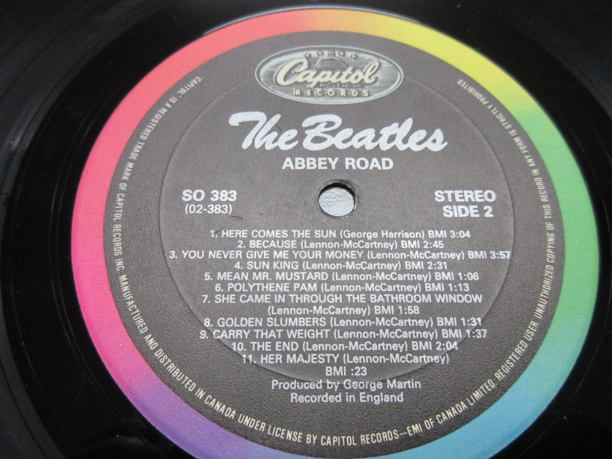 でた！Abbey Road, Canadian ,Wide Mix？？あなたの耳でお試し下さい😊#栃木コード店 #ビートブーム #beatboom #Record #レコード #アナログ #中古レコード #Beatles #ビートルズ #PaulMcCartney #JohnLennon #GeorgeHarrison #RingoStarr #宇都宮レコード店 #辺境盤 #ビートリー