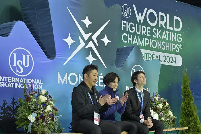 #WorldFigure #WorldsMTL24 🇨🇦
#宇野昌磨 #ShomaUno FS 

📸AFLO