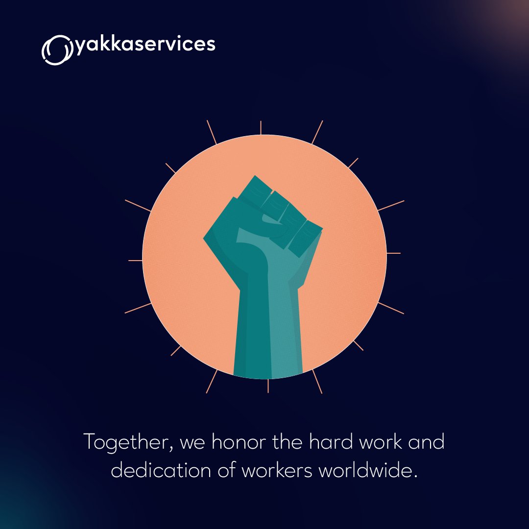 Happy Workers' Day! 

#yakkaservies #workersday #laborday #mayday #internationalworkersday #thankyouworkers #employeeappreciation #workplaceequality #networking #elv
