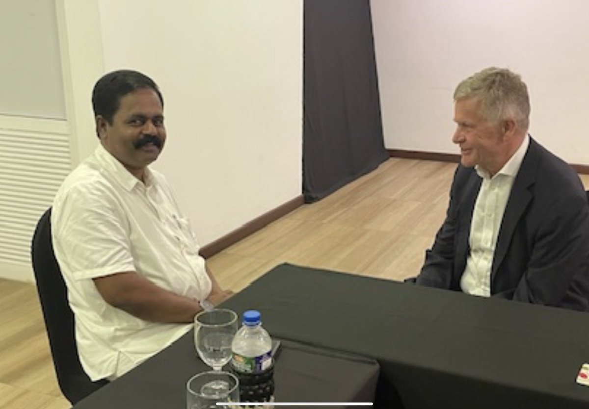 It is very emotional for me to be back in Jaffna after more than twenty years.

I came numerous times during the war in Sri Lanka. So many of my good friends and colleagues were killed, both Singhala and Tamil. Huge human suffering!

This is first time I am back to Jaffna and