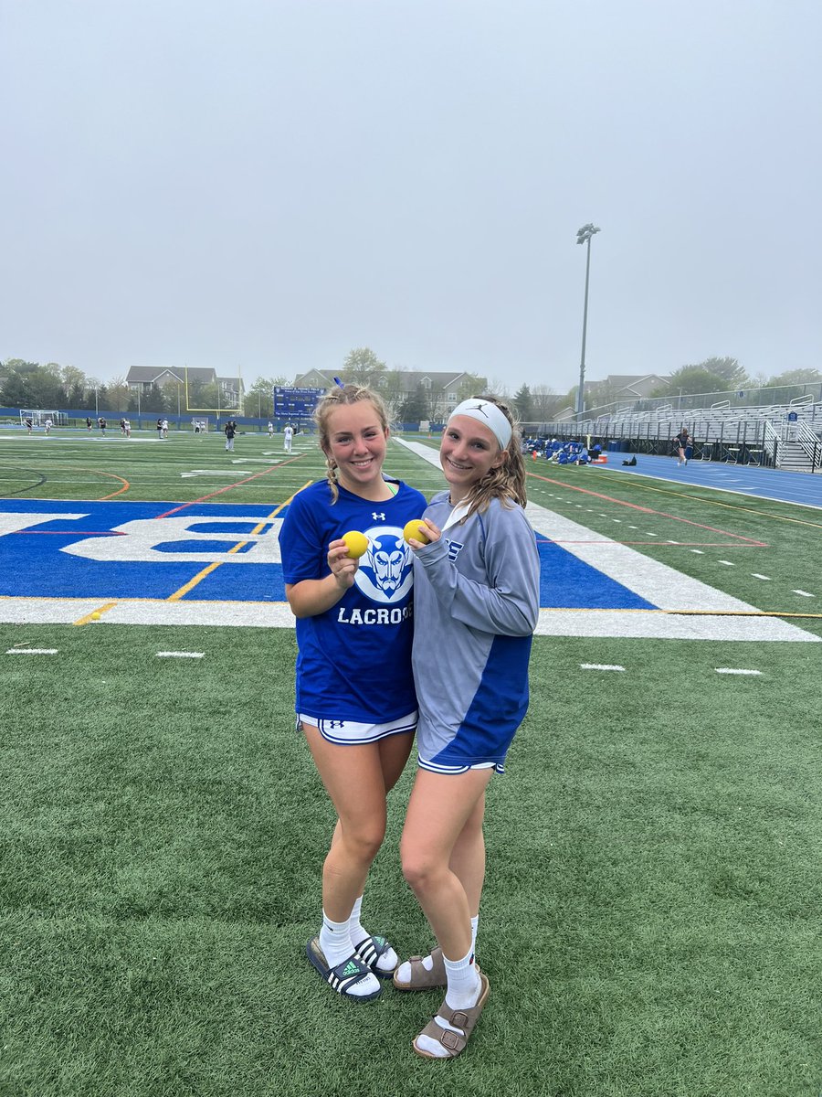 Not the result we wanted today vs RFH, but these two played their best games of the season.  Great display of heart and hustle by Bri and Marielle…keep working hard and fighting ladies!!! 🥍💙 #BleedBlue #ShorePride @ShoreAthletics @ShoreRegional