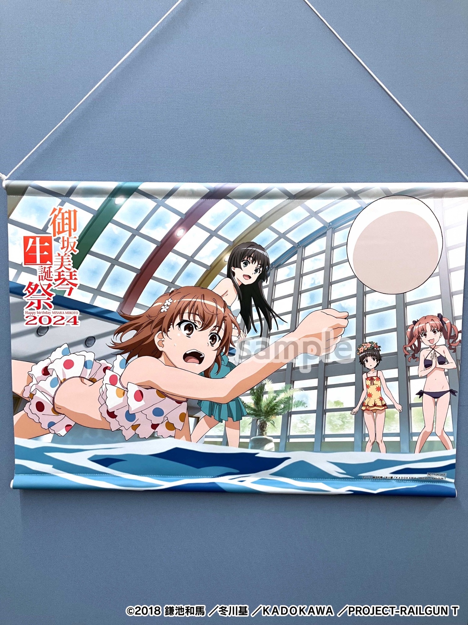 とある科学の超電磁砲 御坂美琴 生誕祭2024 XL B2タペストリー とある科学の超電磁砲 御坂美琴 生誕祭2024 XL B2タペストリー