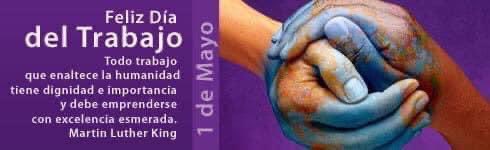 ¡Feliz Día del Trabajador!
Bendiciones para todos los trabajadores que con su esfuerzo y tenacidad constante hacen que nuestra Nación, Provincia y Ciudad crezcan día tras día en busca del Bien Común.
.
#diadeltrabajador #trabajadores #SantiagoDelEstero #LaBanda #diegojimenez