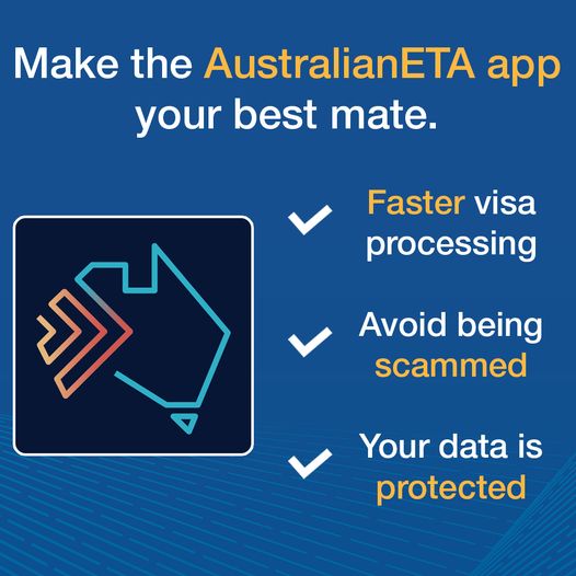 Avoid online visa scams! If you are an ETA eligible passport holder, download the only official AustralianETA App through the Apple Store or Google Play. To learn more about ETA eligibility visit: immi.homeaffairs.gov.au/visas/getting-… Apple Store: apps.apple.com/au/app/austral…